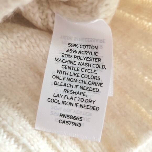 Abound Beige Hooded Sweater Size S NWT - Picture 11 of 11